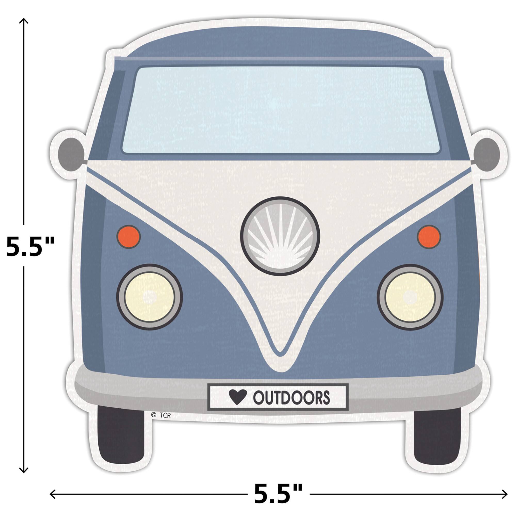 Teacher Created Resources® 5.5" Moving Mountains Road Trip Camper Vans Accents, 3 Packs of 30